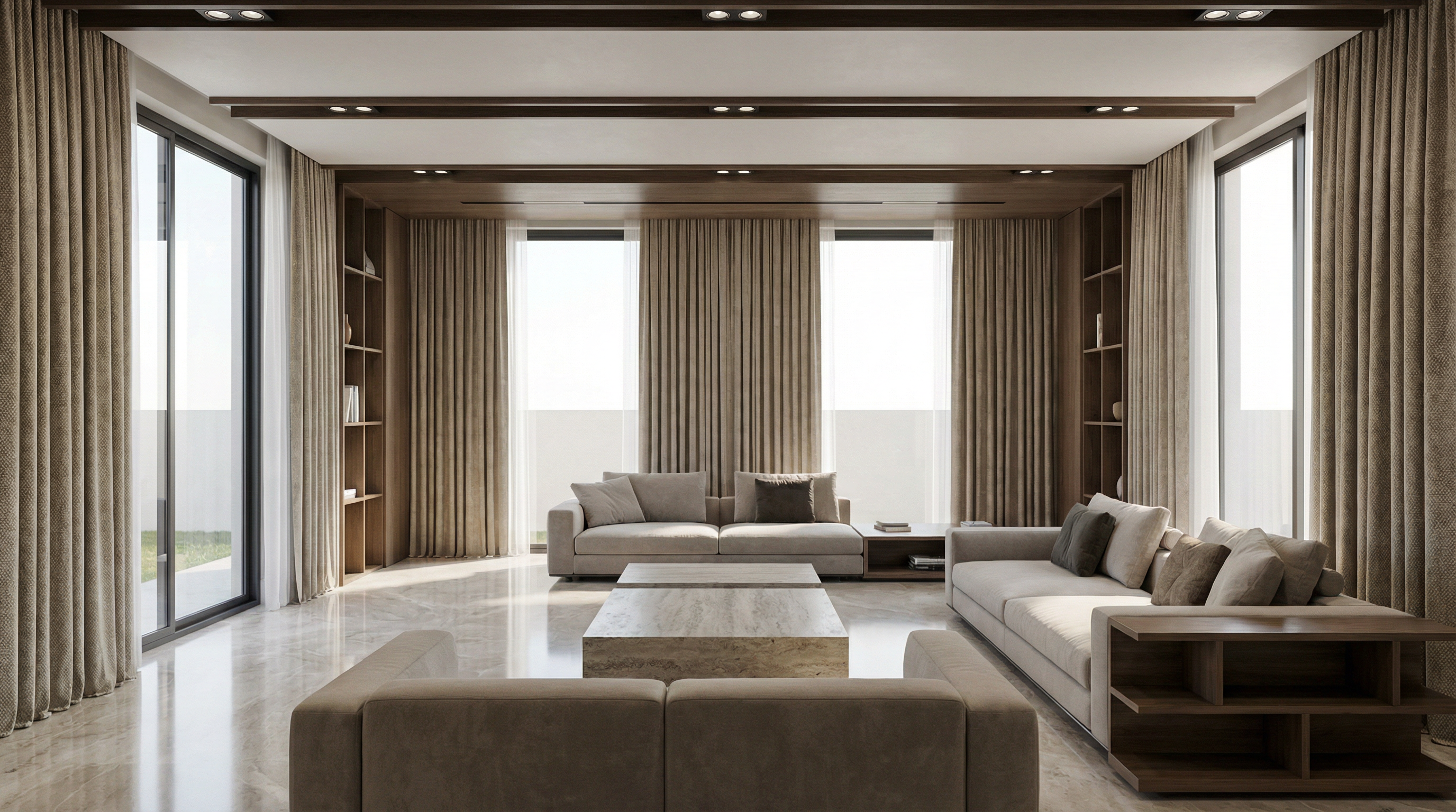 خطأ طول الستائر في تصميم الفلل