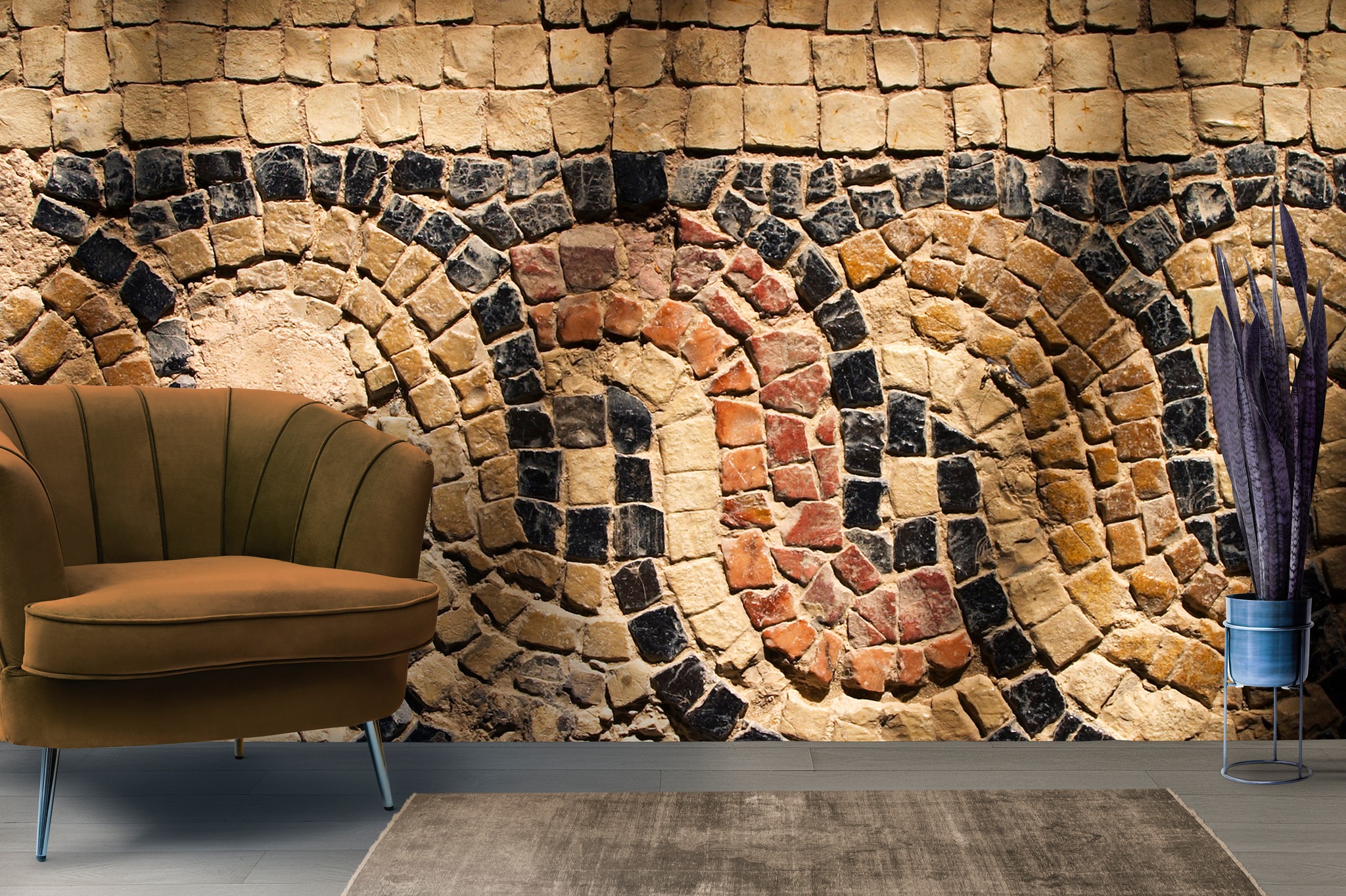 Colorful Mosaic 3D Wallpaper - Artistic Design